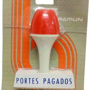 SELLO DE CAUCHO PORTES PAGADOS PARA ENTINTADO, CON PUÑO, MANUAL. PARA SELLAR FORMULAS COMERCIALES.