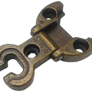 BISAGRA DE ESTILO DE LIBRO A CANTO DE 30MM. COLOR ORO VIEJO.