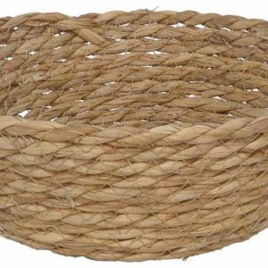 PANERA CESTO DE MIMBRE NATURAL DE 22X22X8CM. DE DECORLIFE 12/2023.