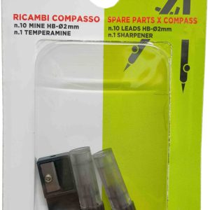 MINAS PARA COMPAS EN SET CON 2 BOTES + 1 SACAPUNTAS DE ARDA