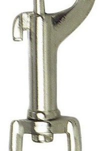 MOSQUETON PARA LLAVERO CON MUELLE DE BOTON DE 83MM. Y 5/8″. METALICO. GIRATORIO.