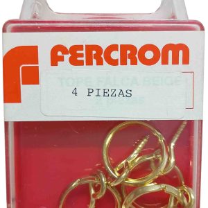 ANILLA CON CANCAMO DE 13MM. DORADA EN BLISTER DE 4 UNIDADES DE FERCROM.